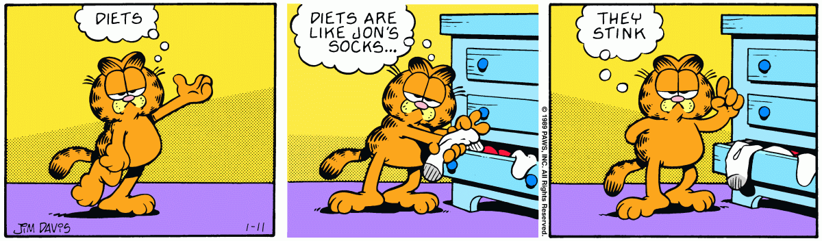Garfield, January 11, 1989