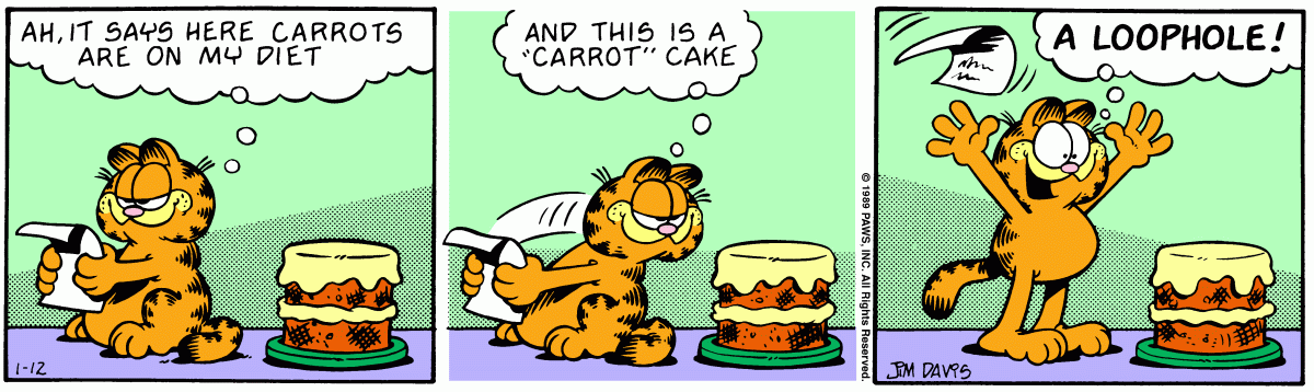 Garfield, January 12, 1989