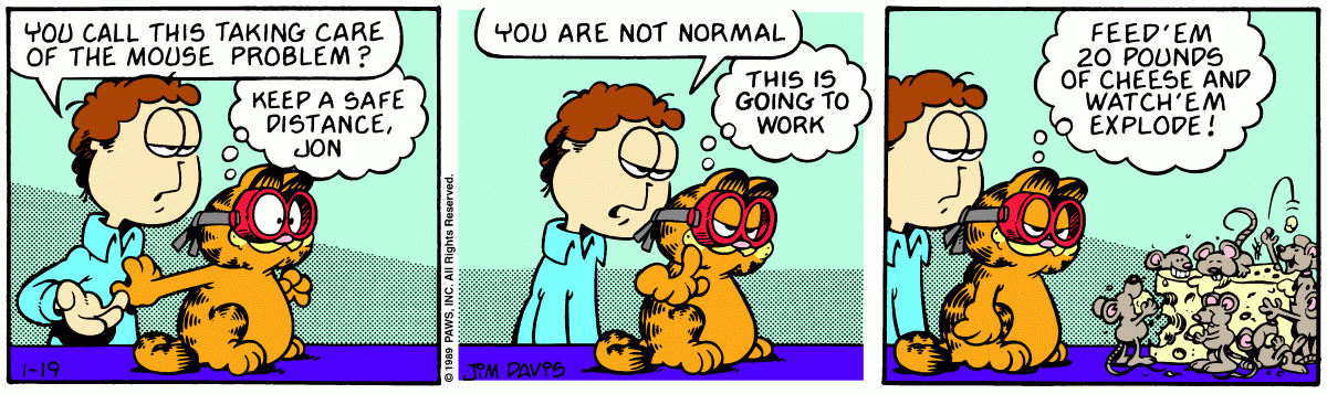 Garfield, January 19, 1989