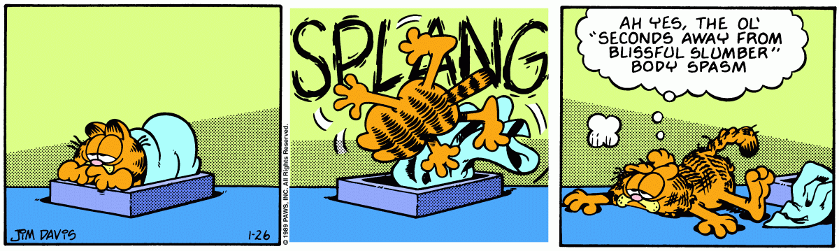 Garfield, January 26, 1989