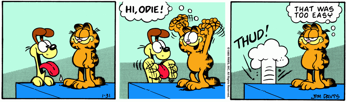 Garfield, January 31, 1989