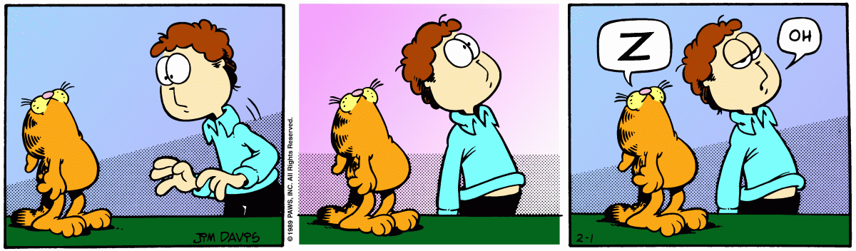 Garfield, February 1, 1989