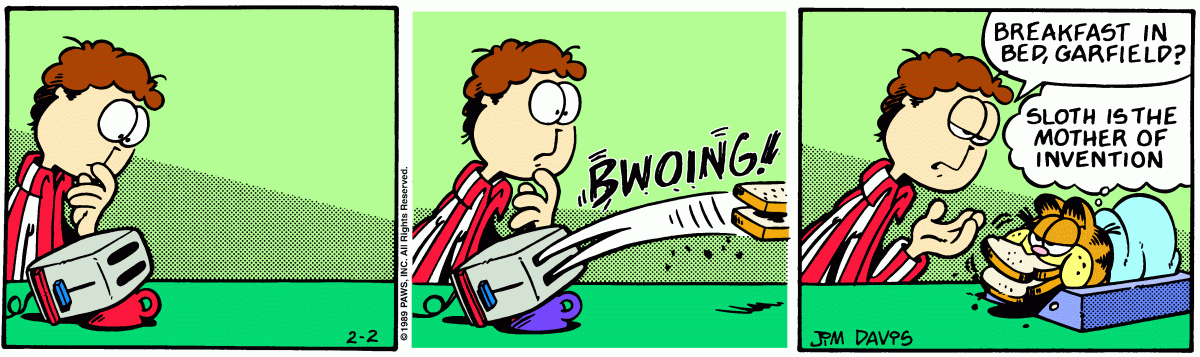 Garfield, February 2, 1989