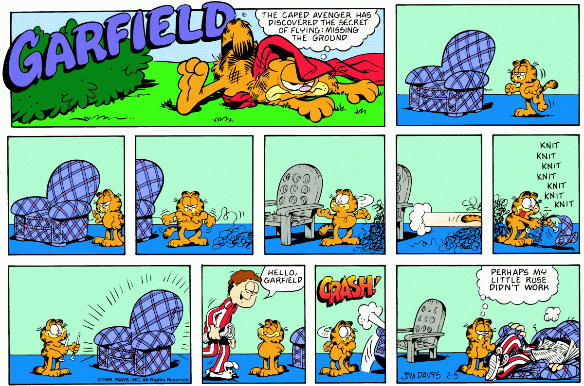 Garfield, February 5, 1989