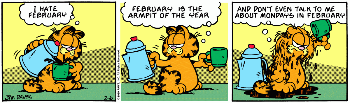 Garfield, February 6, 1989