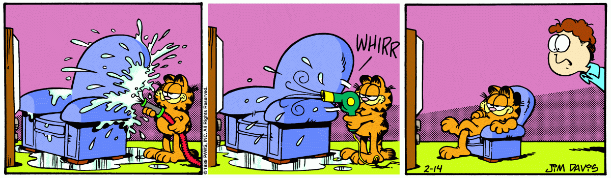 Garfield, February 14, 1989