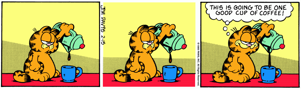 Garfield, February 15, 1989