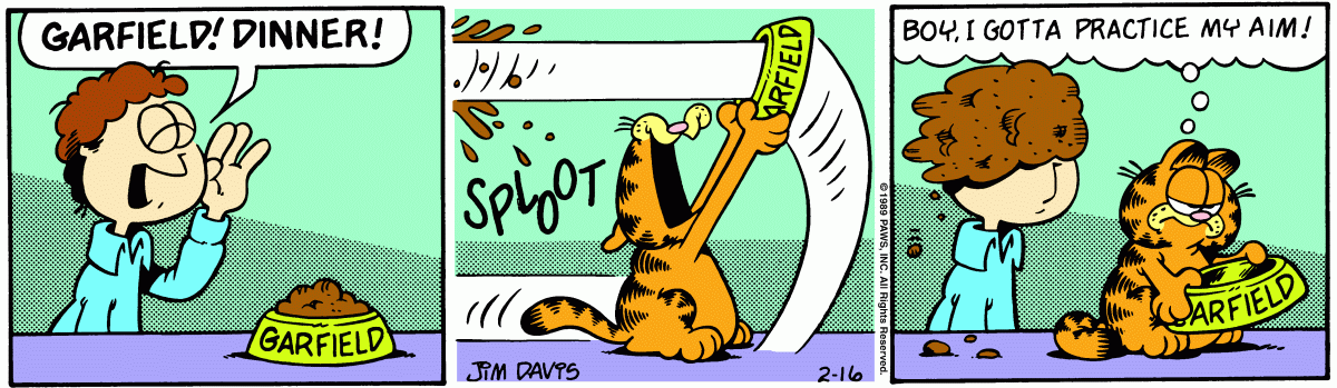 Garfield, February 16, 1989