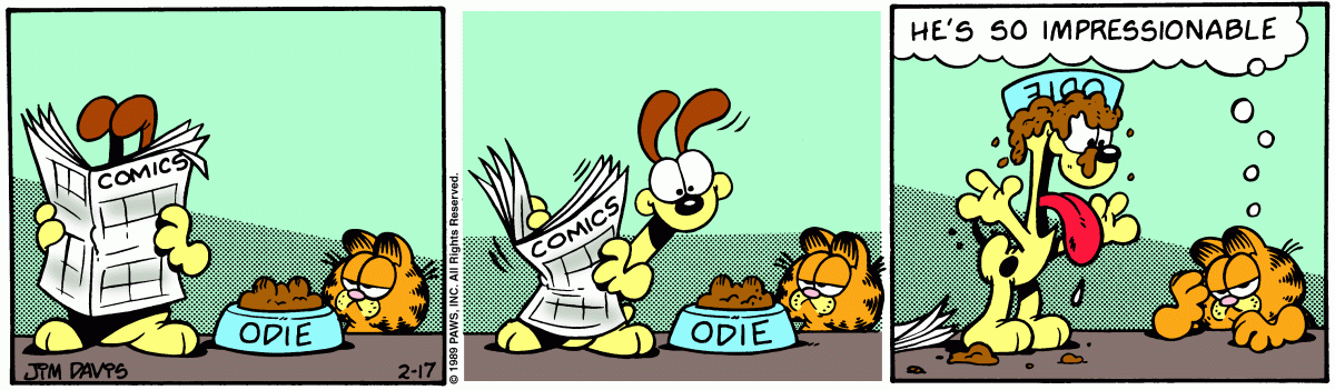 Garfield, February 17, 1989