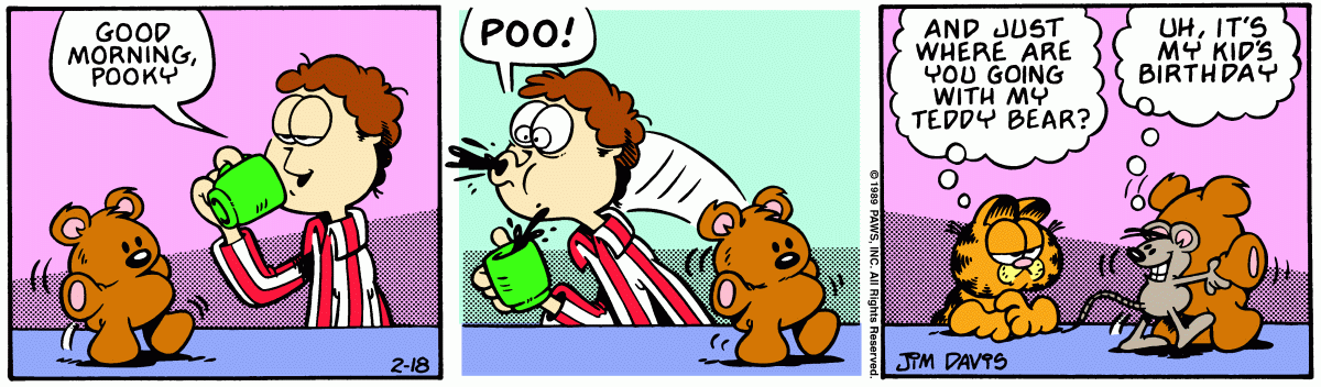 Garfield, February 18, 1989