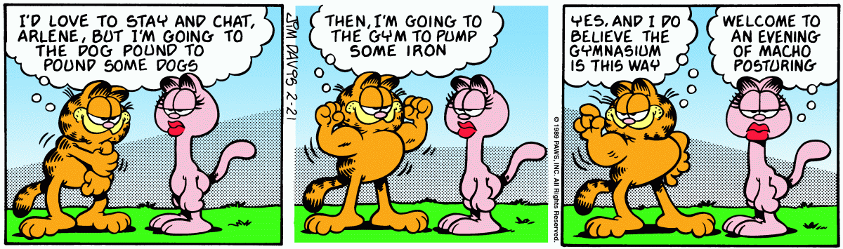 Garfield, February 21, 1989