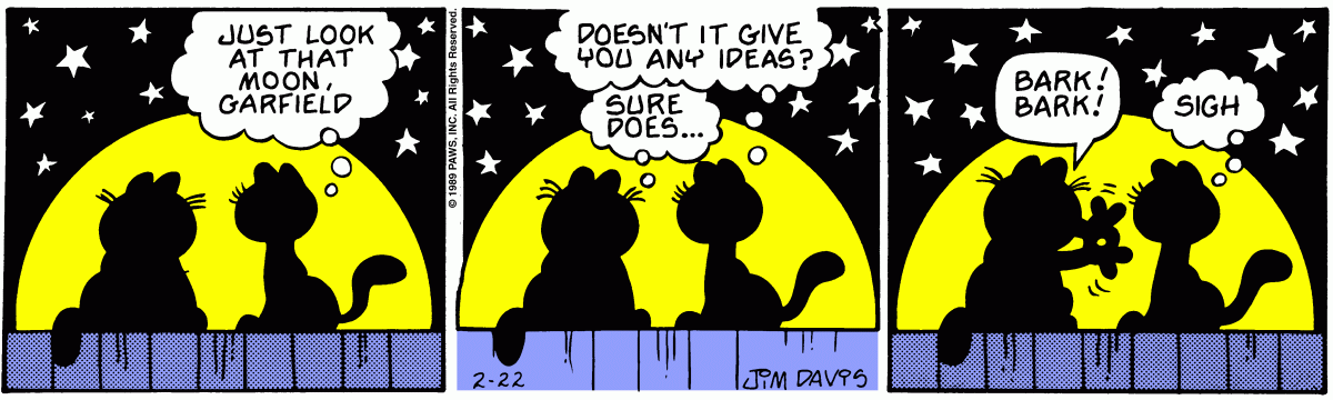 Garfield, February 22, 1989