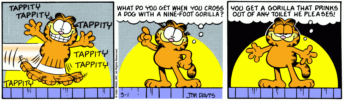 Garfield, March 1, 1989