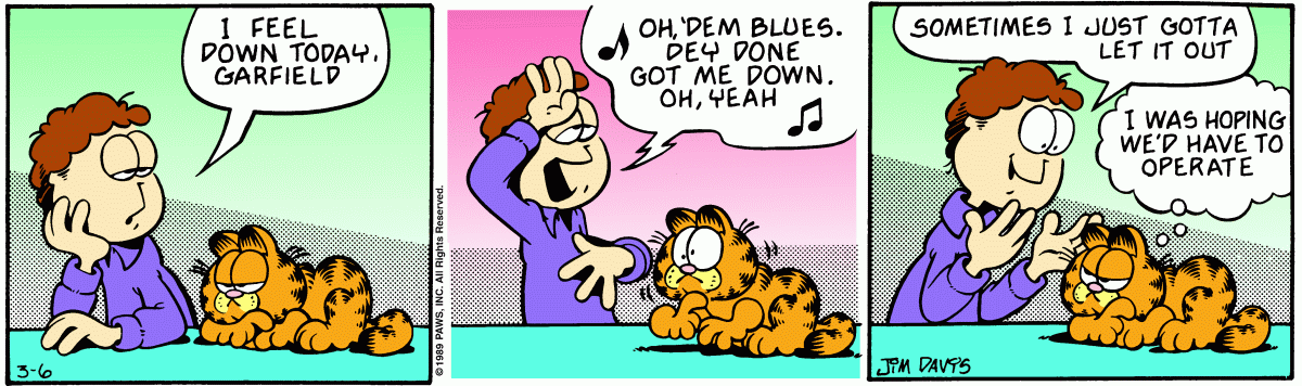 Garfield, March 6, 1989