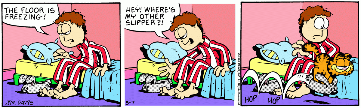 Garfield, March 7, 1989