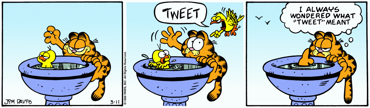 Garfield, March 11, 1989