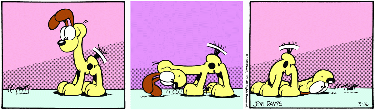 Garfield, March 16, 1989