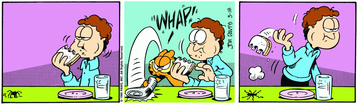 Garfield, March 18, 1989