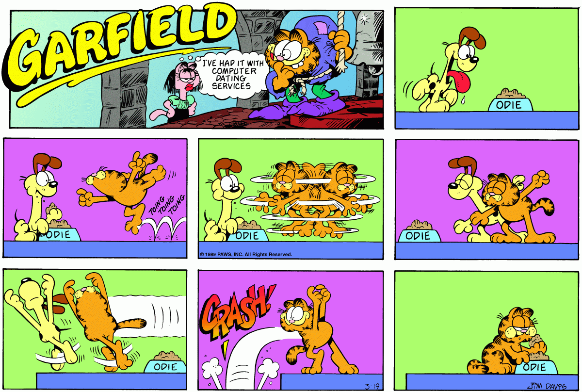 Garfield, March 19, 1989