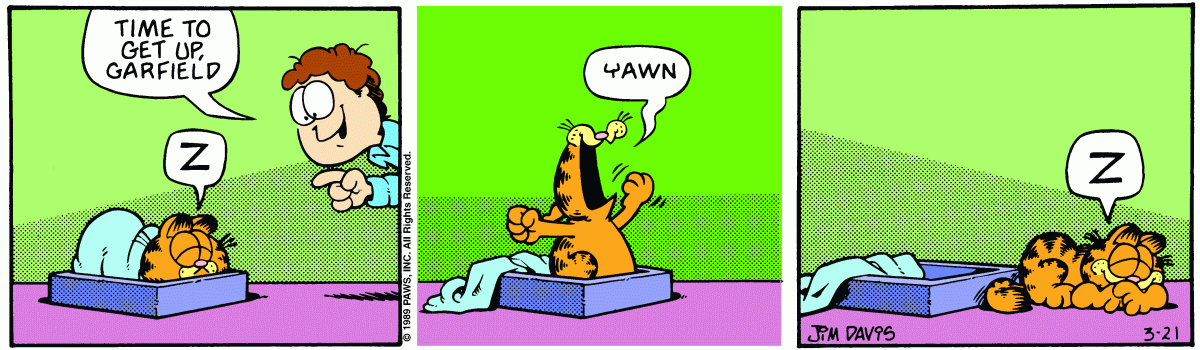 Garfield, March 21, 1989