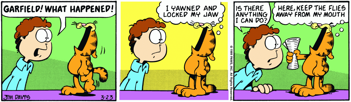 Garfield, March 23, 1989