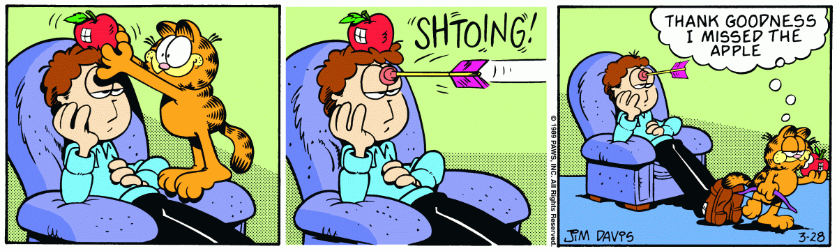 Garfield, March 28, 1989