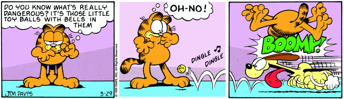 Garfield, March 29, 1989