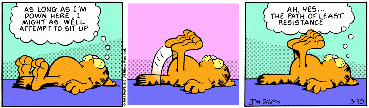 Garfield, March 30, 1989