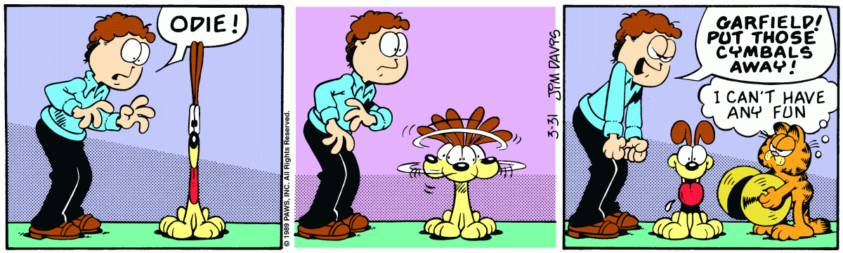 Garfield, March 31, 1989