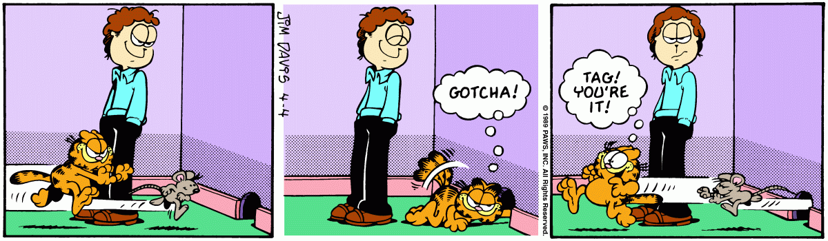 Garfield, April 4, 1989