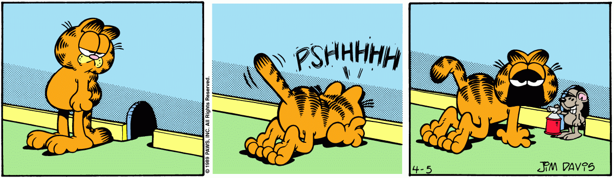 Garfield, April 5, 1989