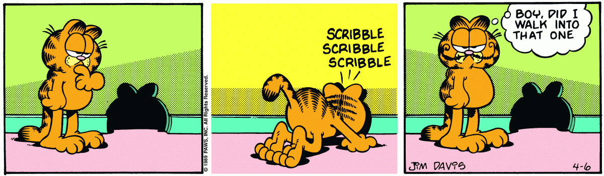 Garfield, April 6, 1989