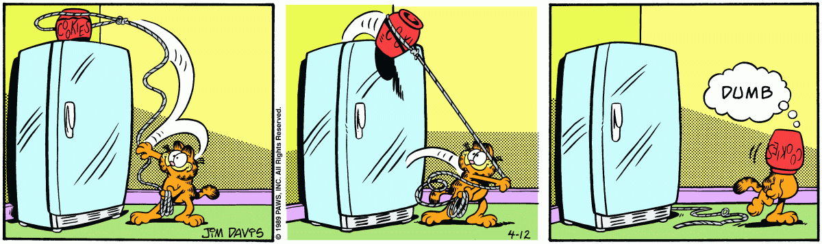 Garfield, April 12, 1989