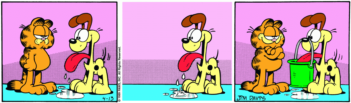 Garfield, April 13, 1989