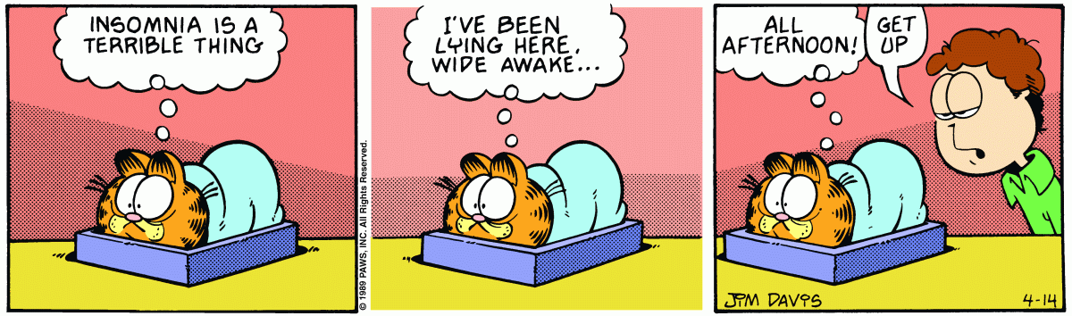 Garfield, April 14, 1989