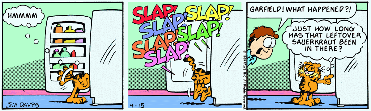 Garfield, April 15, 1989