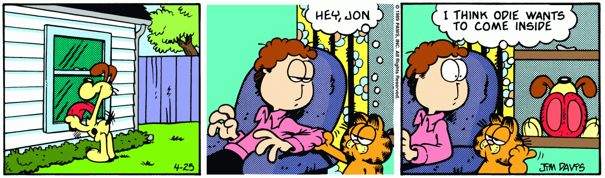 Garfield, April 25, 1989