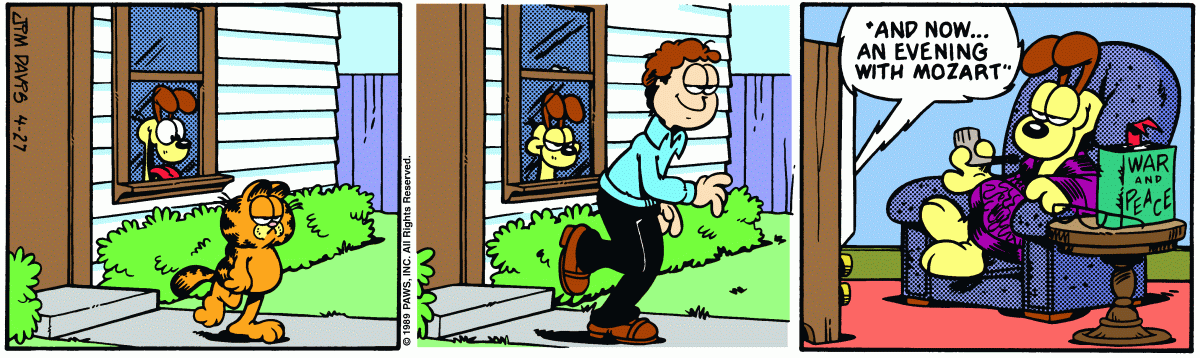 Garfield, April 27, 1989