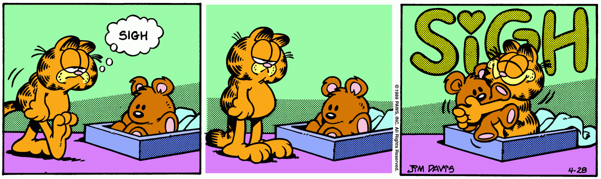 Garfield, April 28, 1989