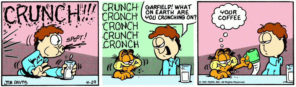 Garfield, April 29, 1989