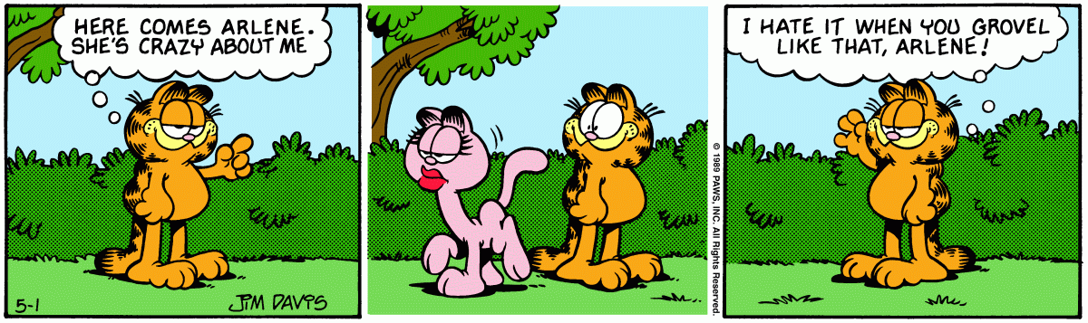 Garfield, May 1, 1989