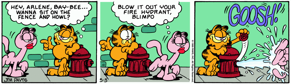 Garfield, May 3, 1989