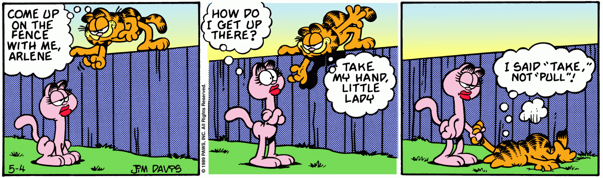Garfield, May 4, 1989