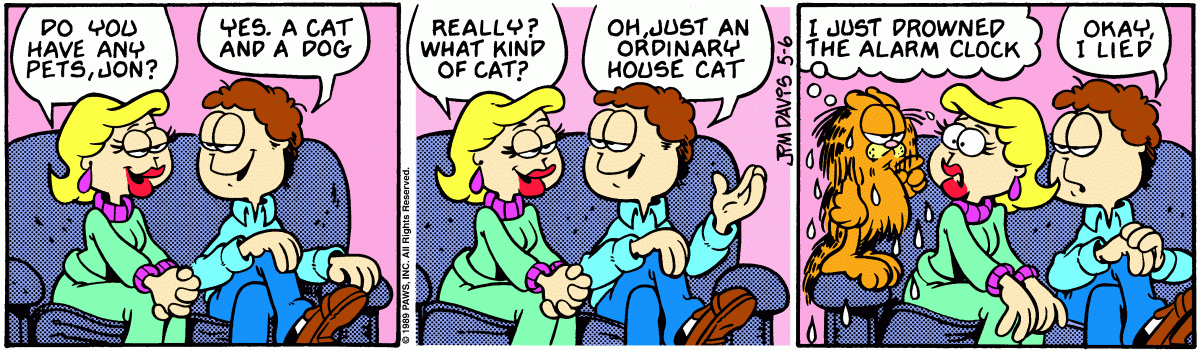 Garfield, May 6, 1989