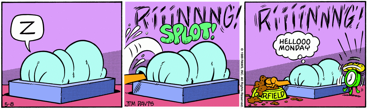 Garfield, May 8, 1989