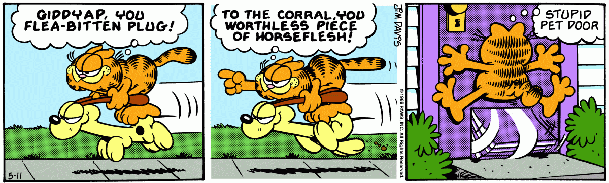 Garfield, May 11, 1989