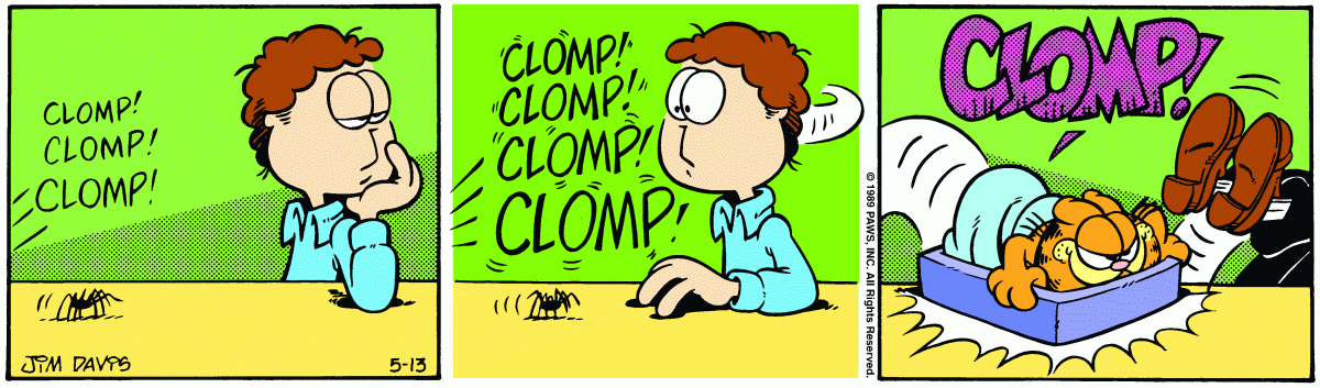 Garfield, May 13, 1989