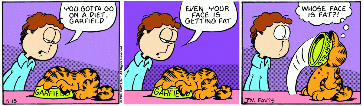 Garfield, May 15, 1989