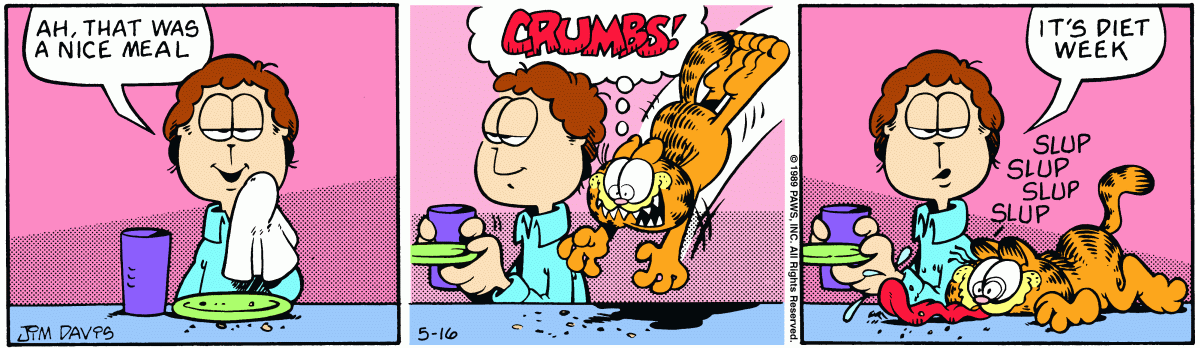 Garfield, May 16, 1989