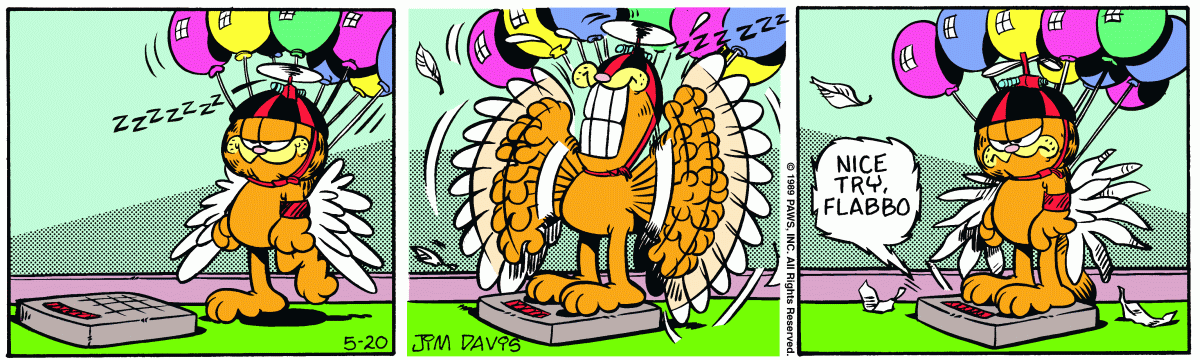 Garfield, May 20, 1989